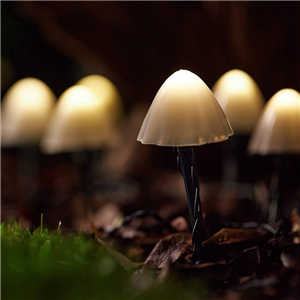 Forest Mushrooms Solar Lights Set of 12